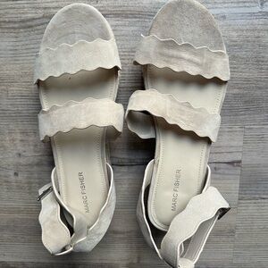 Marc Fisher Cream Sandals for Women
